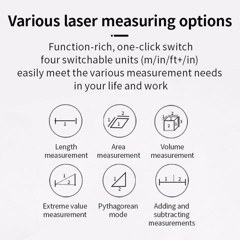 Laser Distance Meter (40m) - Asters Maldives