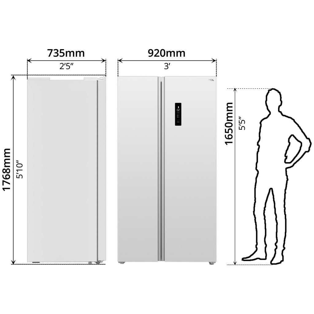 Refrigerator, Inverter (612L) - Asters Maldives