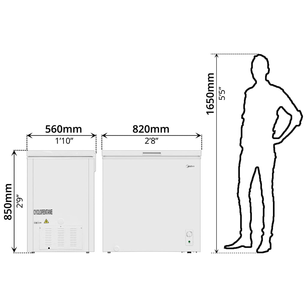 Chest Freezer (199L) - Asters Maldives