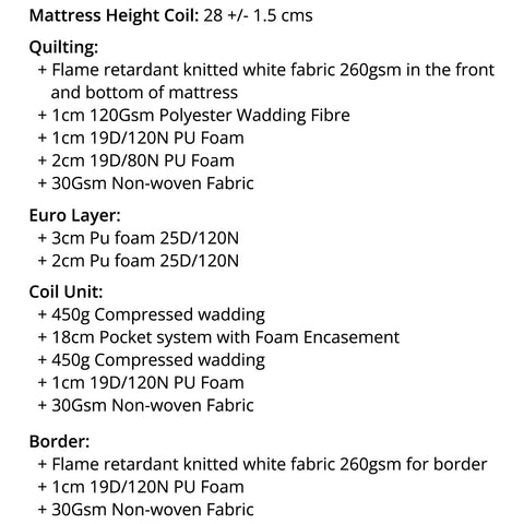 Hotel Spring Mattress - Asters Maldives