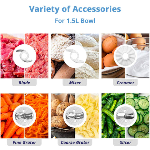 Food Processor (1.5L) - Asters Maldives