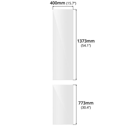 2-Door For Pantry Cabinet (PET Gloss) - Asters Maldives