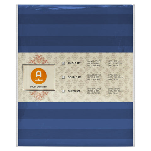 Bedding Set, Stripe (Single) - Asters Maldives