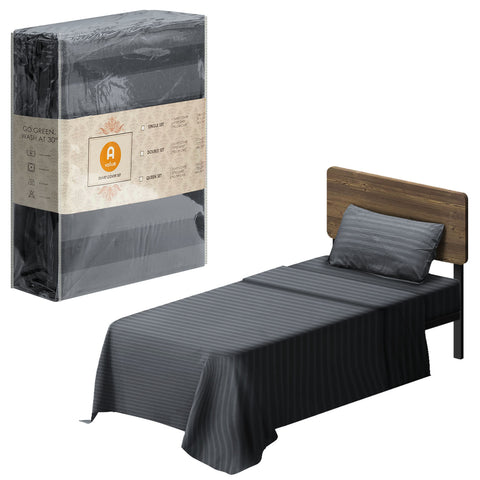 Bedding Set, Stripe (Single) - Asters Maldives