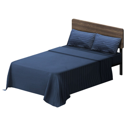 Bedding Set, Stripe (Double) - Asters Maldives