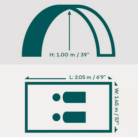 Camping Tent (for 2 People) - Asters Maldives