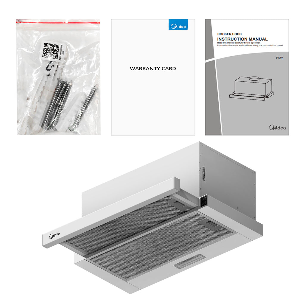 Slideout Range Hood (60cm) - Asters Maldives