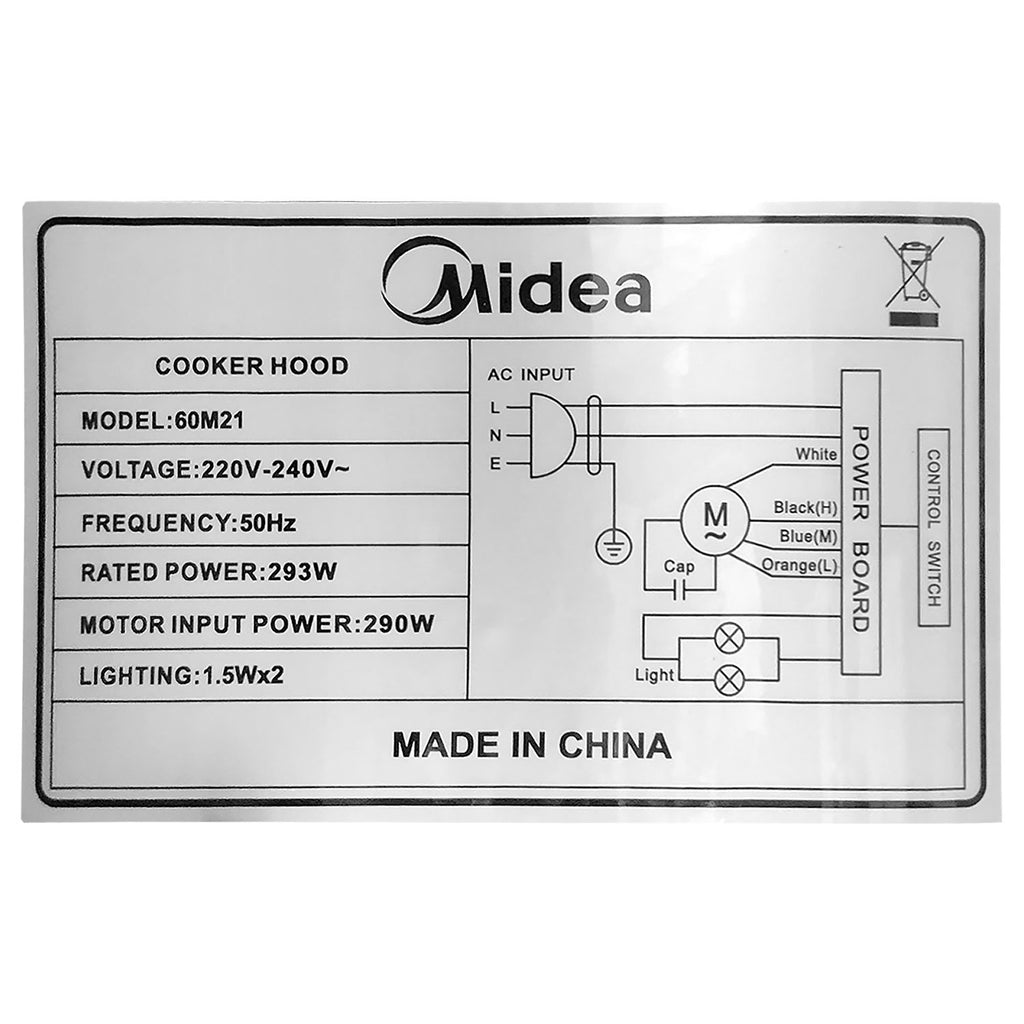 Range Hood (60cm) - Asters Maldives