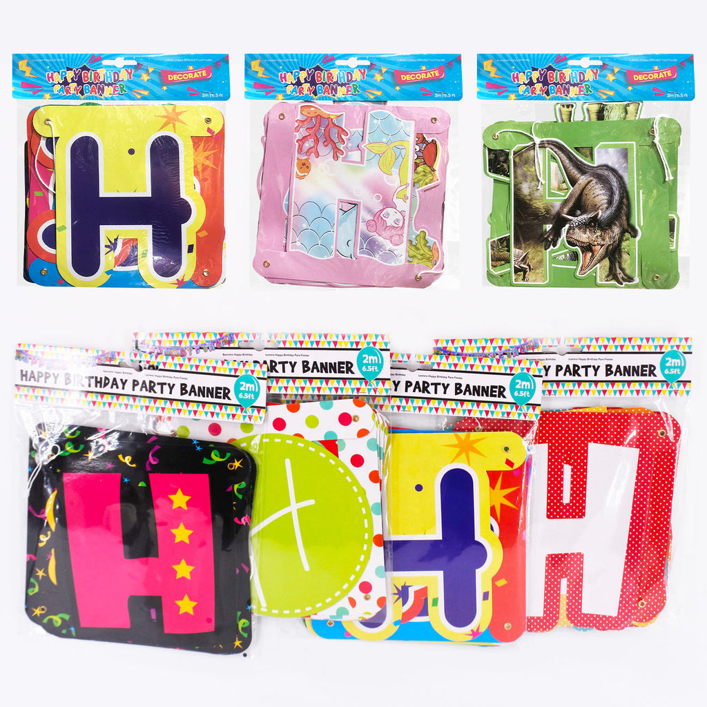 Party Banner (Happy Birthday) - Asters Maldives