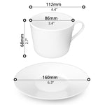 6-pcs Teacup Set (250ml) - Asters Maldives