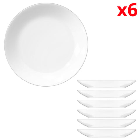 6-pcs Dinner Plate Set (Ø9.5") - Asters Maldives