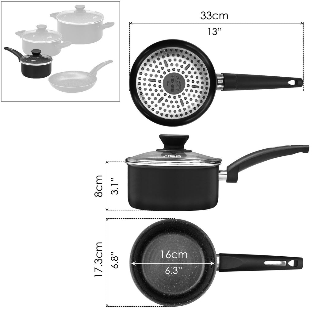 Cookware Set (7 PCs) - Asters Maldives