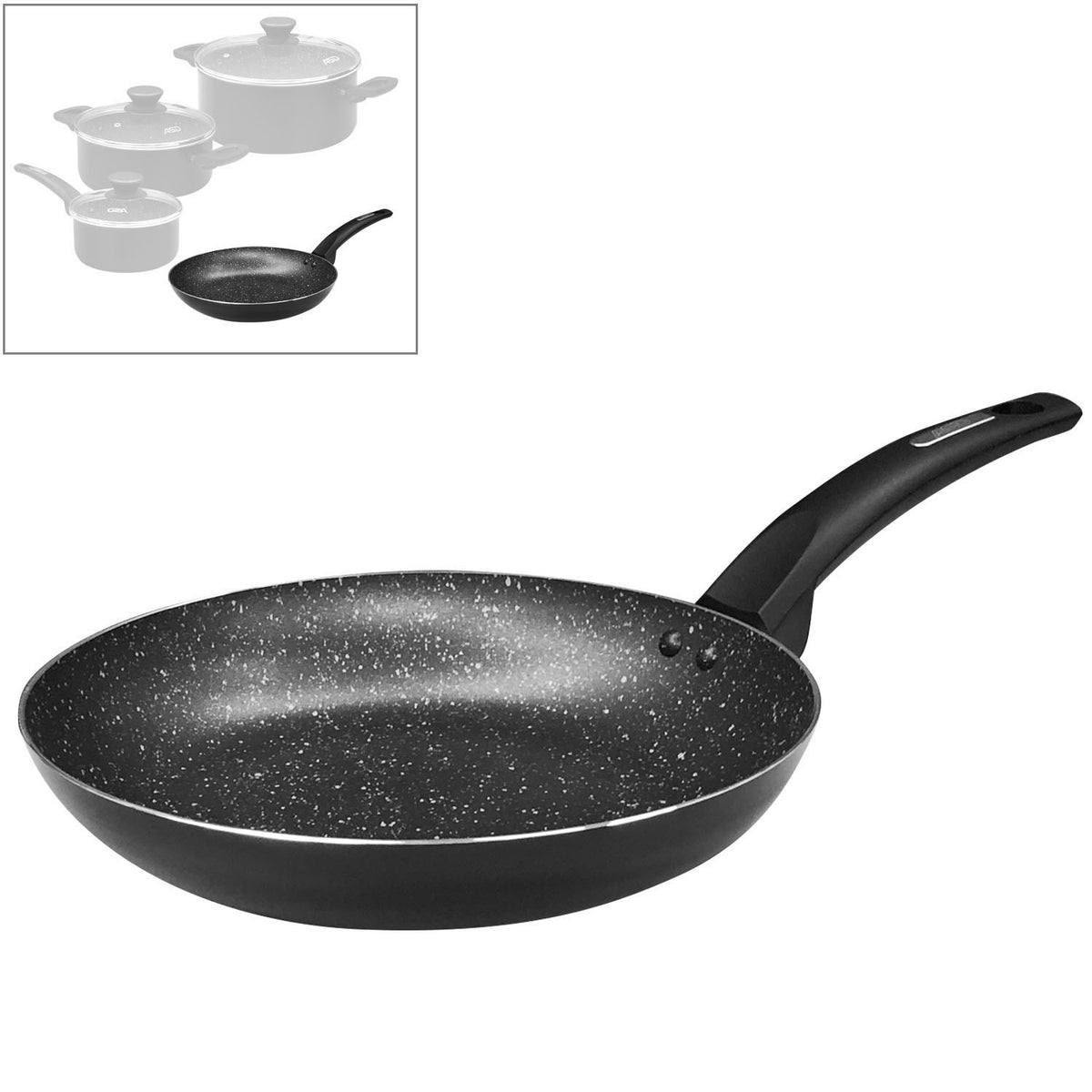 ASD (SND0701T-IH) 7-Pcs Non-Stick Cookware Set, Black– Asters Maldives