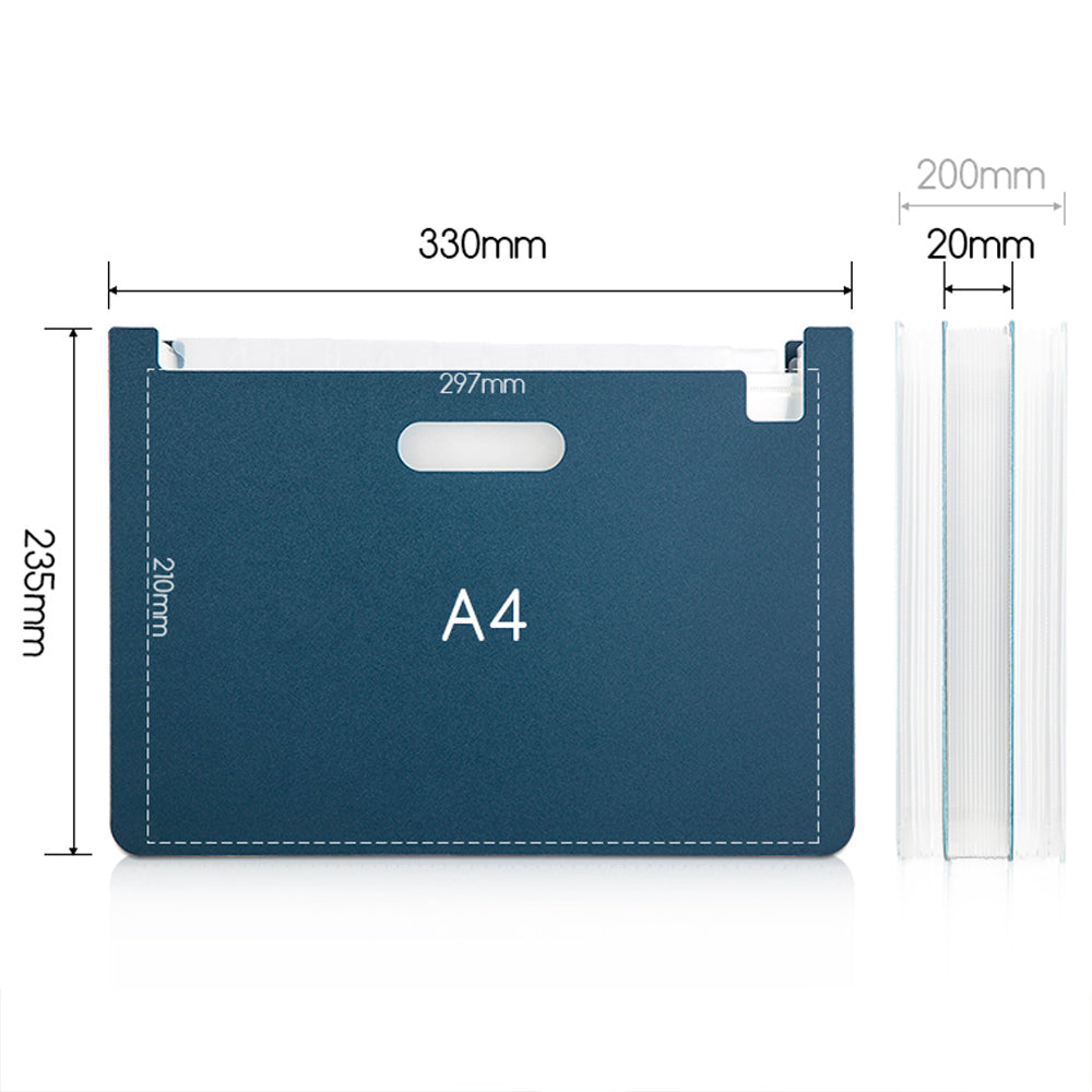 Expanding File, 13 Pockets (A4) - Asters Maldives