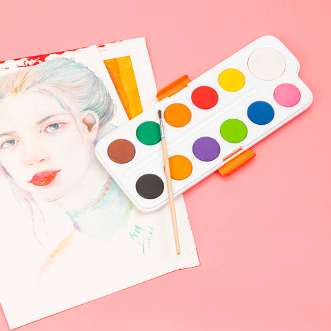 Water Color Cake Set (12 Colors) - Asters Maldives