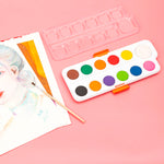 Water Color Cake Set (12 Colors) - Asters Maldives