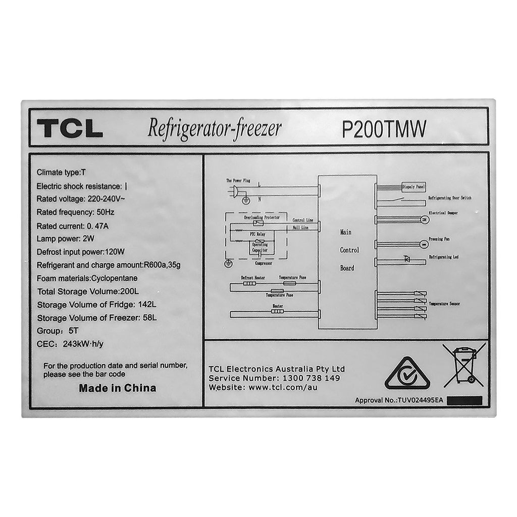 Refrigerator (200L) - Asters Maldives