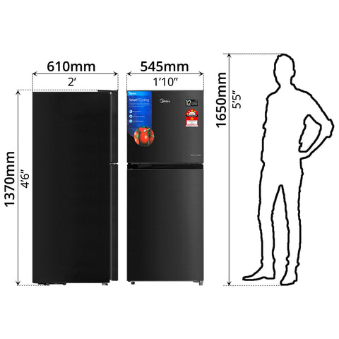 Refrigerator, Inverter (203L) - Asters Maldives