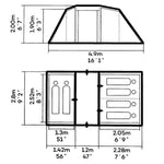 Camping Tent (for 6 People) - Asters Maldives