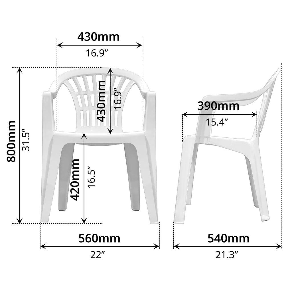 Plastic Chair - Asters Maldives