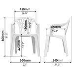 Plastic Chair - Asters Maldives