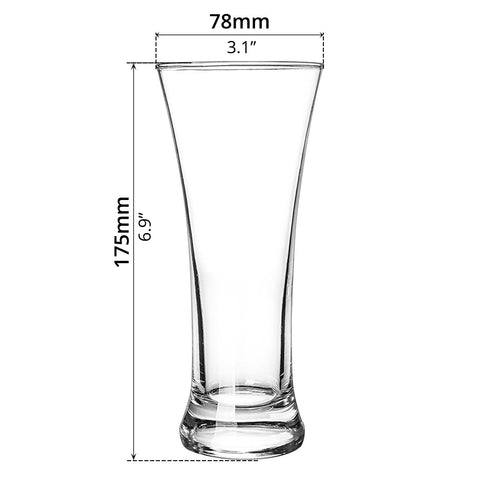6-pcs Drinking Glass (275ml) - Asters Maldives