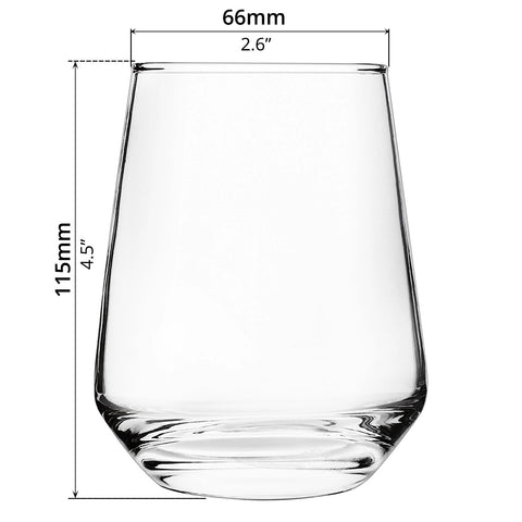 6-pcs Drinking Glass (390ml) - Asters Maldives