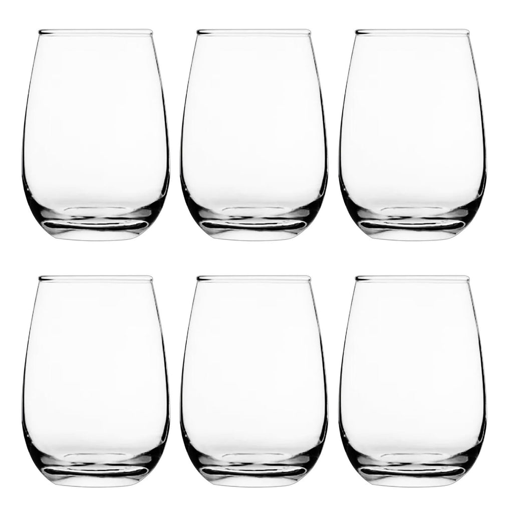 6-pcs Drinking Glass (400ml) - Asters Maldives