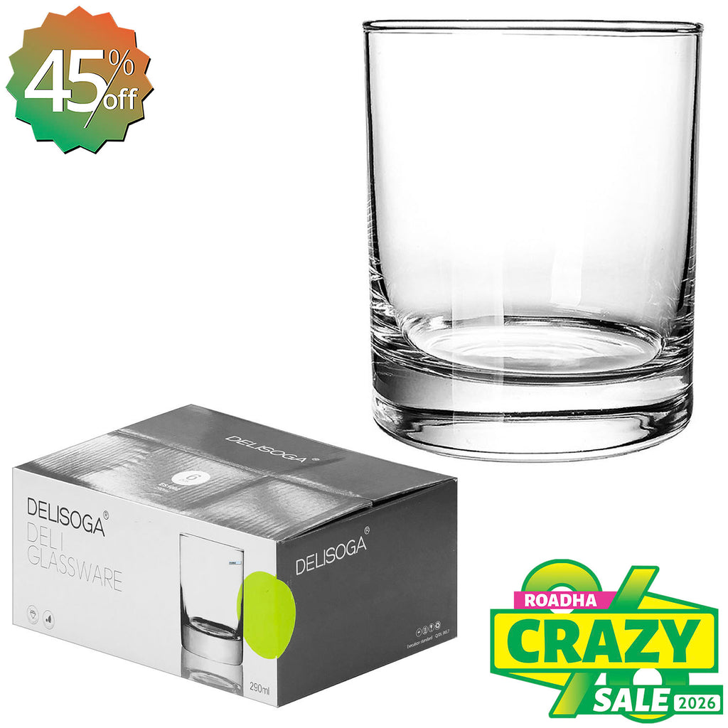 6-pcs Drinking Glass (290ml)