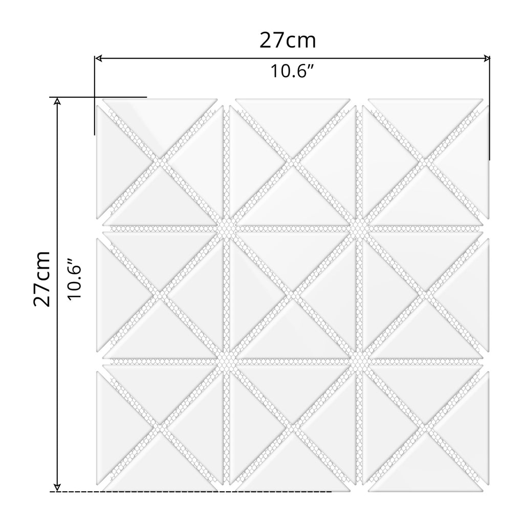 Mosaic Tile (27 x 27cm) - Asters Maldives