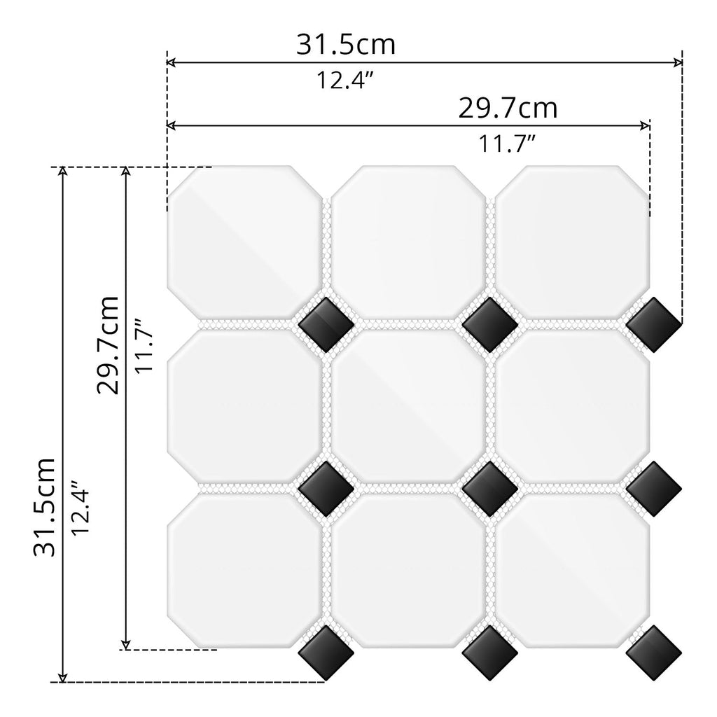 Mosaic Tile (31.5 x 31.5cm) - Asters Maldives