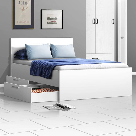 Double Bed (with 2 Drawers)