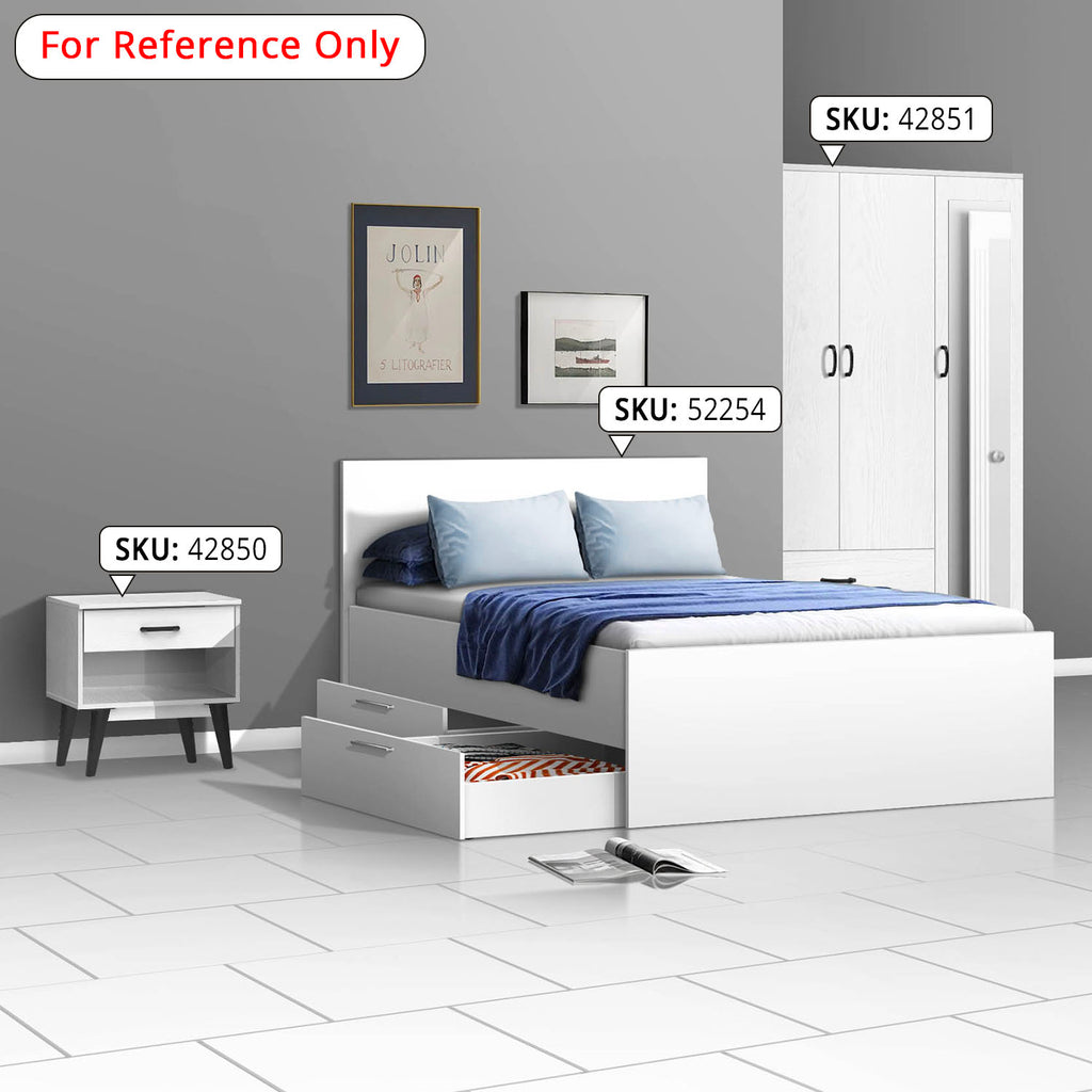 Double Bed (with 2 Drawers) - Asters Maldives