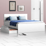 Queen Bed (with 2 Drawers) - Asters Maldives
