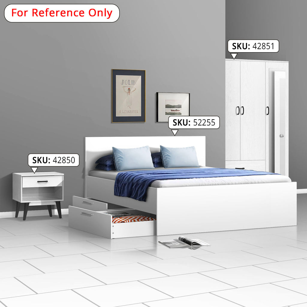 Queen Bed (with 2 Drawers) - Asters Maldives