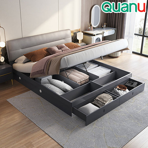 Storage Queen Bed - Asters Maldives