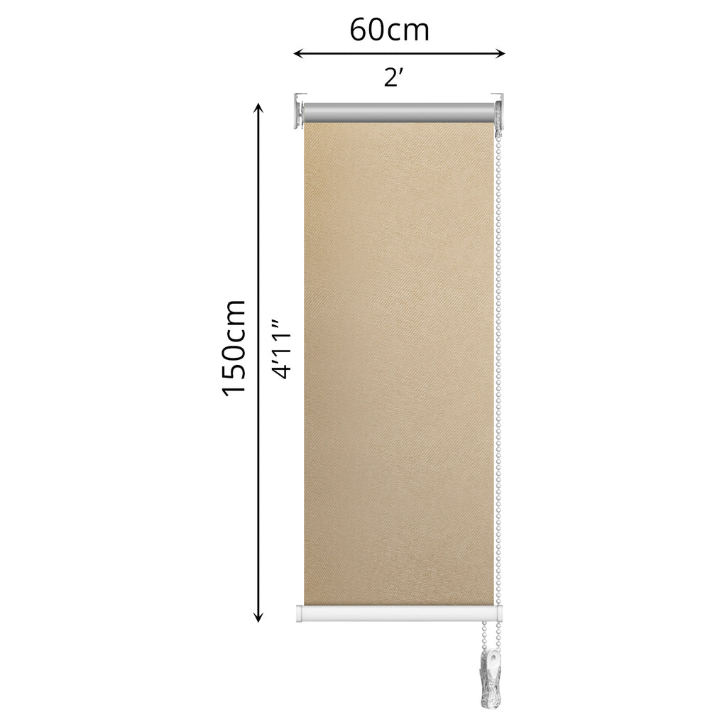 Blackout Roller Blind (60 x 150cm) - Asters Maldives