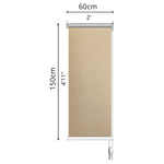 Blackout Roller Blind (60 x 150cm) - Asters Maldives