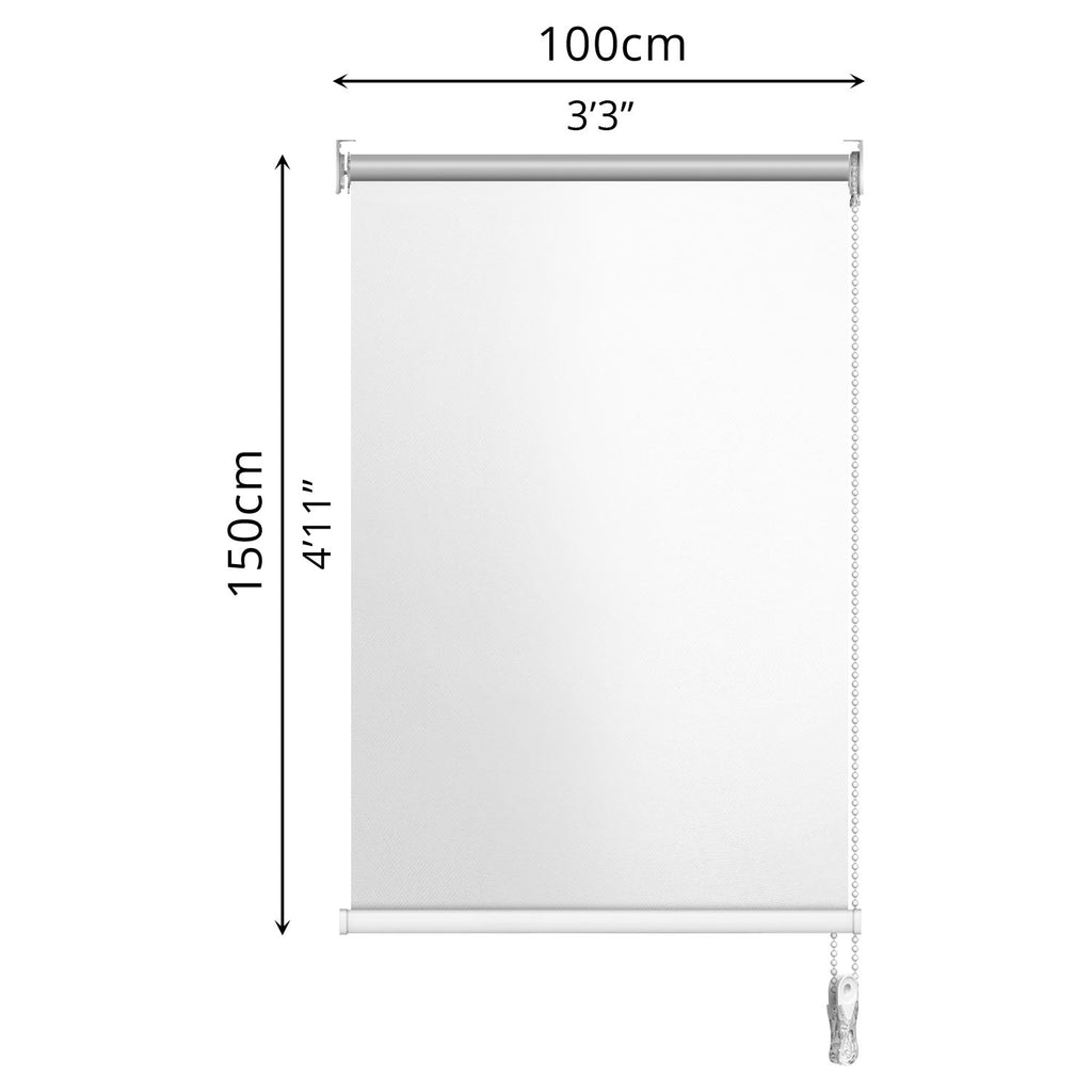Blackout Roller Blind (100 x 150cm) - Asters Maldives
