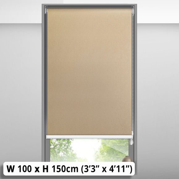 Blackout Roller Blind (100 x 150cm) - Asters Maldives