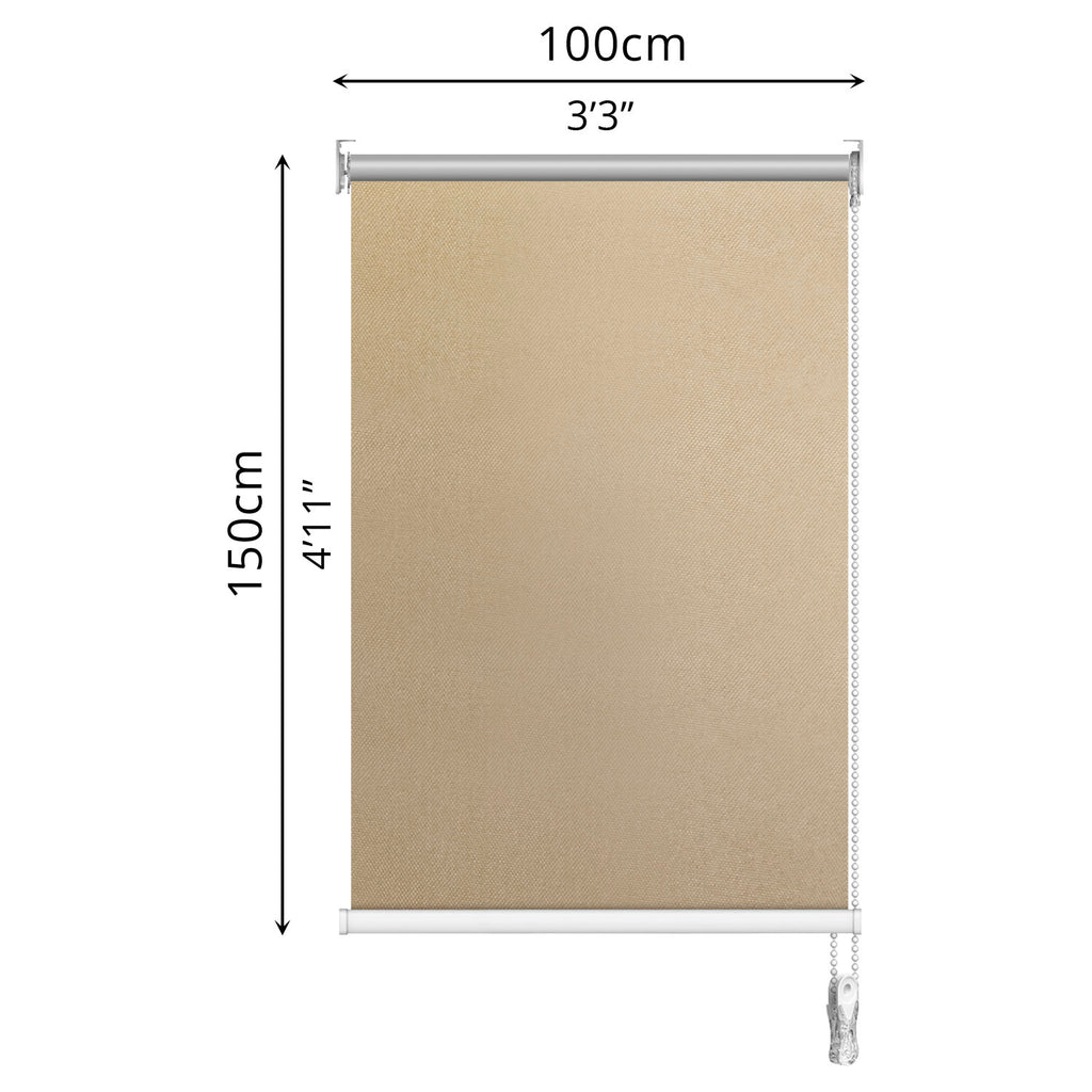 Blackout Roller Blind (100 x 150cm) - Asters Maldives
