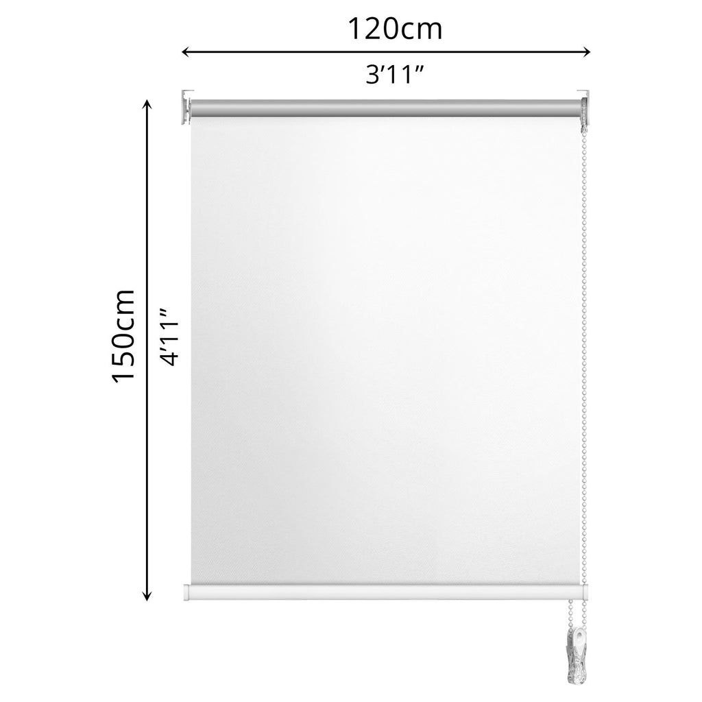 Blackout Roller Blind (120 x 150cm) - Asters Maldives