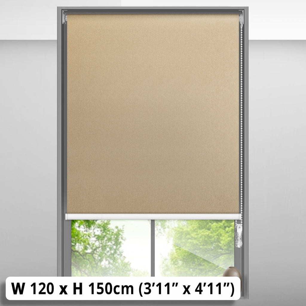 Blackout Roller Blind (120 x 150cm) - Asters Maldives
