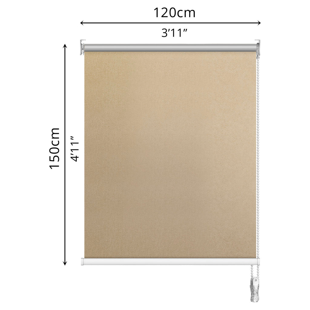 Blackout Roller Blind (120 x 150cm) - Asters Maldives