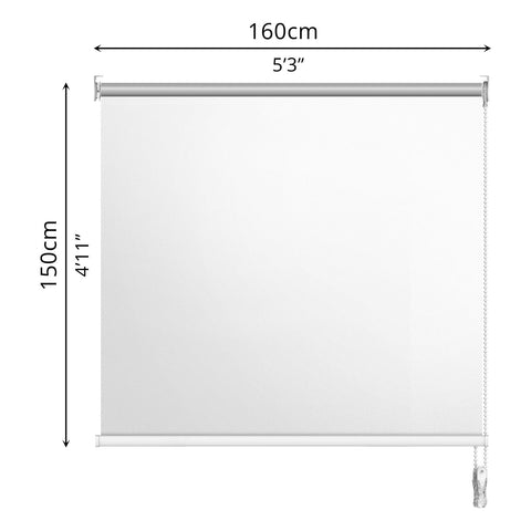 Blackout Roller Blind (160 x 150cm) - Asters Maldives