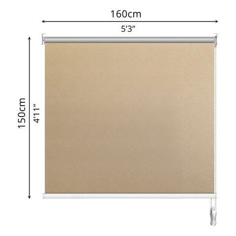 Blackout Roller Blind (160 x 150cm) - Asters Maldives