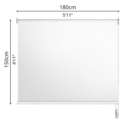 Blackout Roller Blind (180 x 150cm) - Asters Maldives