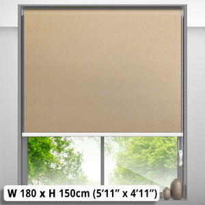 Blackout Roller Blind (180 x 150cm) - Asters Maldives