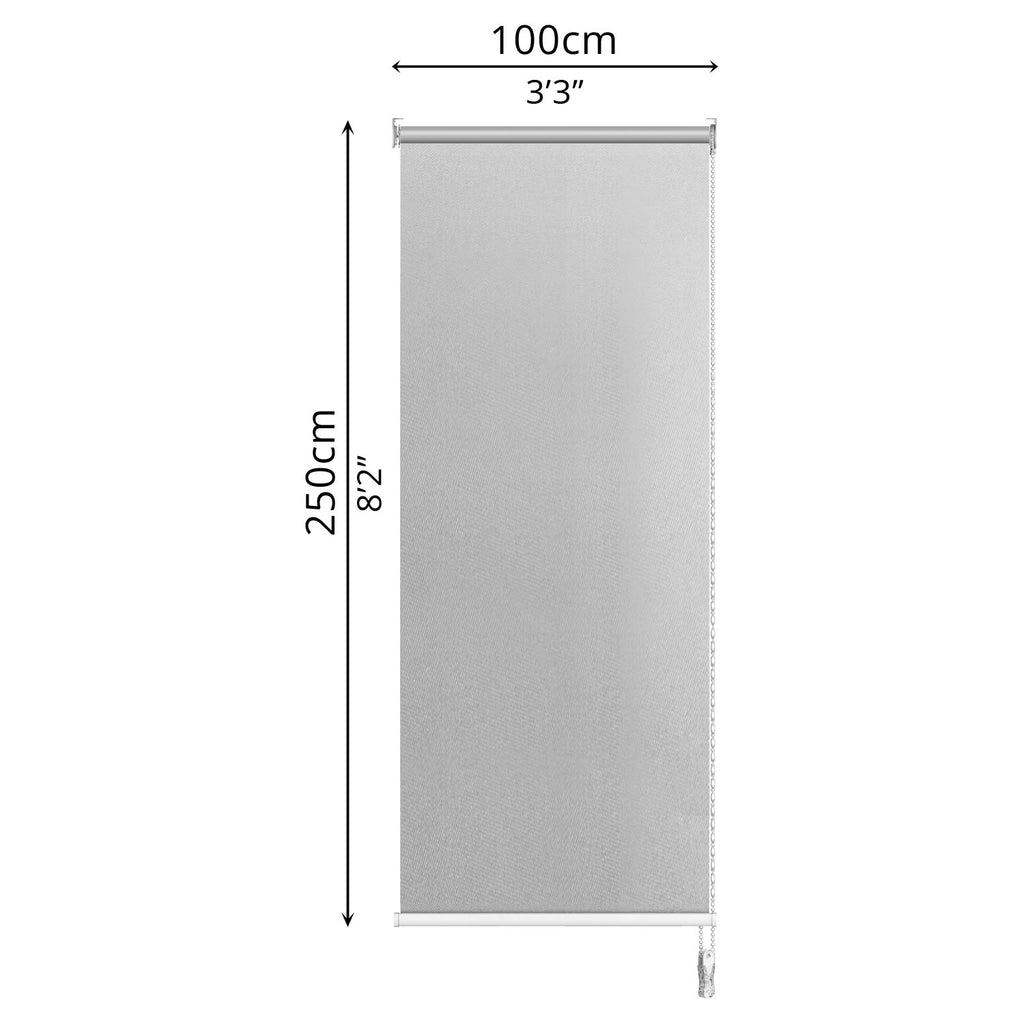 Blackout Roller Blind (100 x 250cm) - Asters Maldives