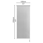 Blackout Roller Blind (100 x 250cm) - Asters Maldives